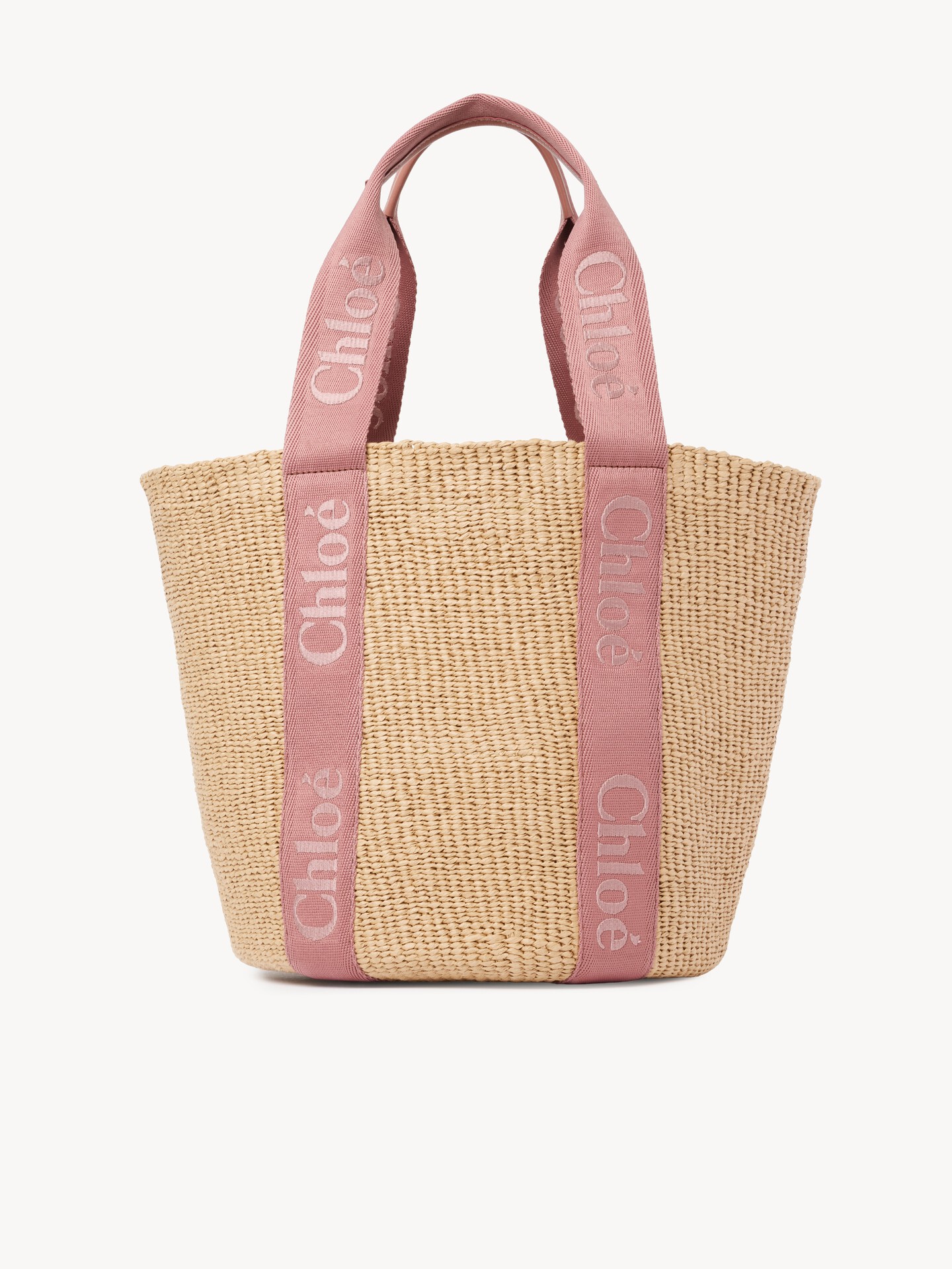 Bolso cesta grande Woody de fibras naturales - 6