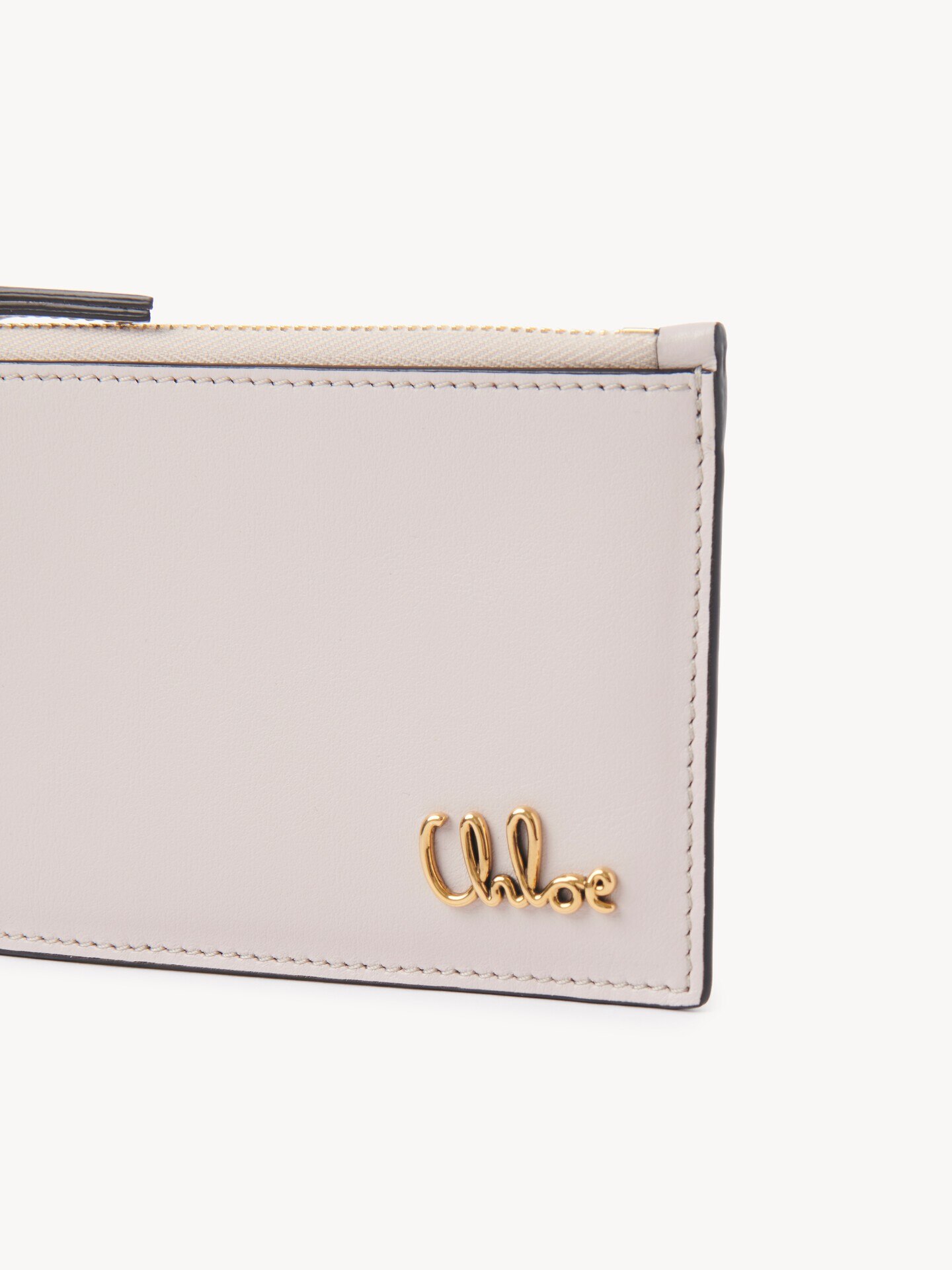 Small Chlo&eacute; Iconic purse with card slots in grained leather - 6