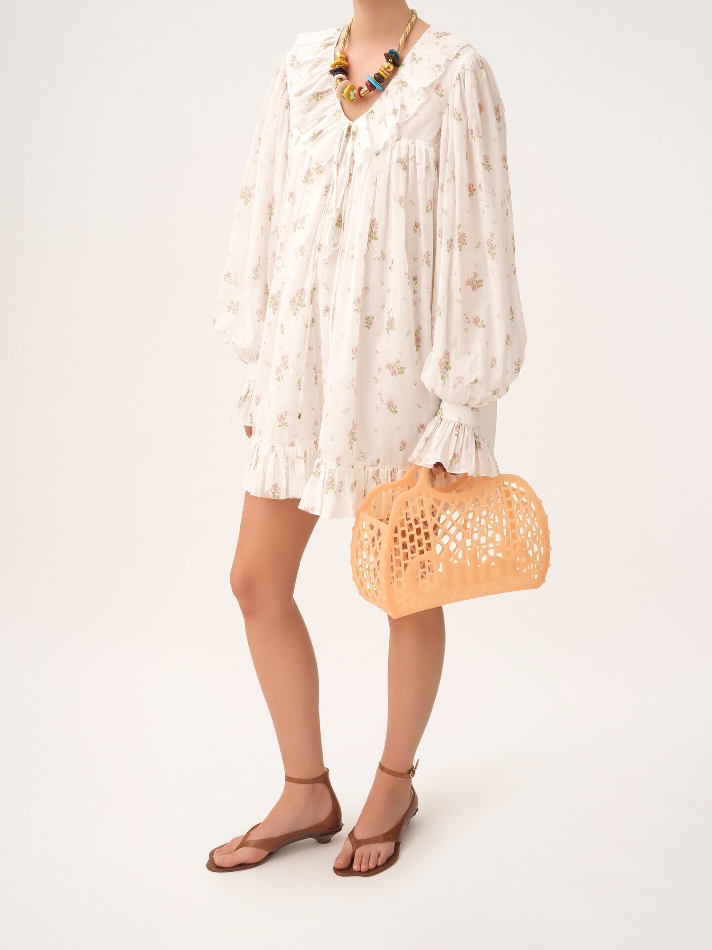 Chloé Cage tote bag in jelly - 8