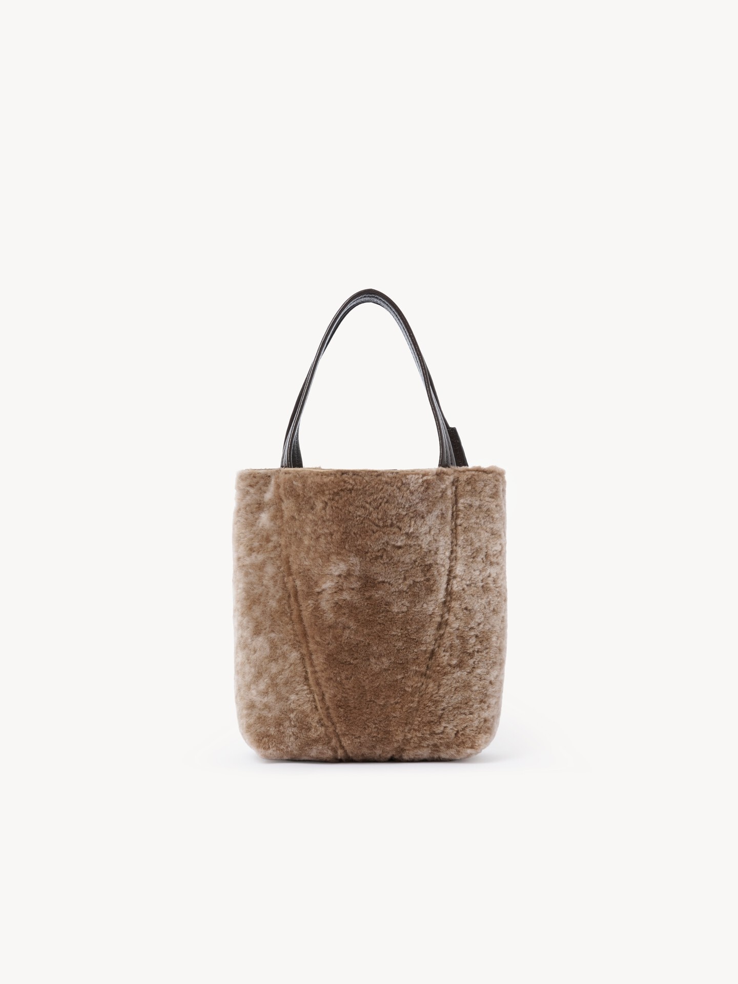 Bolso tote peque&ntilde;o Chlo&eacute; Spin de cuero de borrego - 4