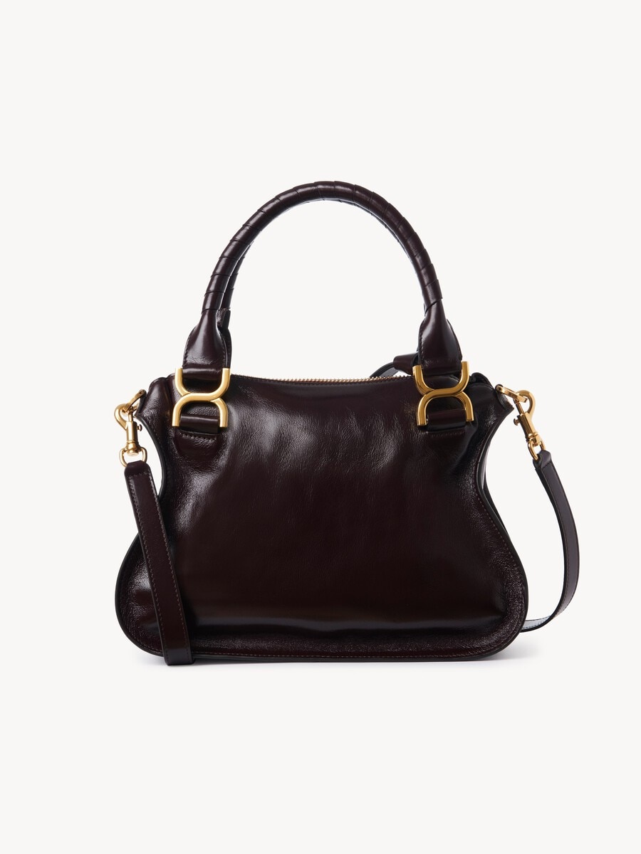 Bolso peque&ntilde;o Marcie de cuero brillante - 6