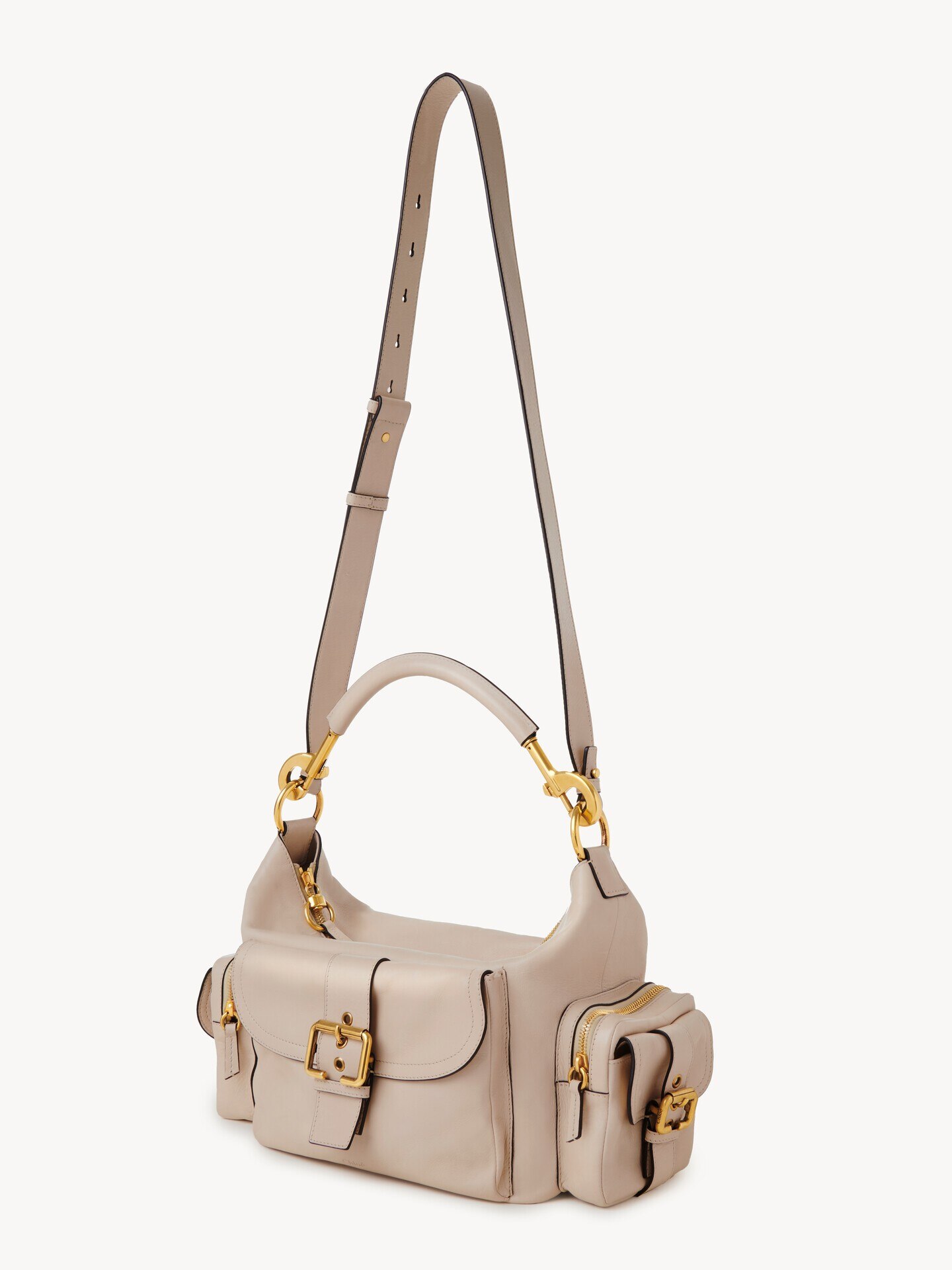 Camera bag in shiny leather - 4