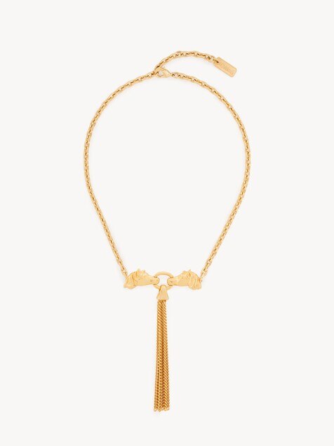 The Chlo&eacute; Chain Horse necklace