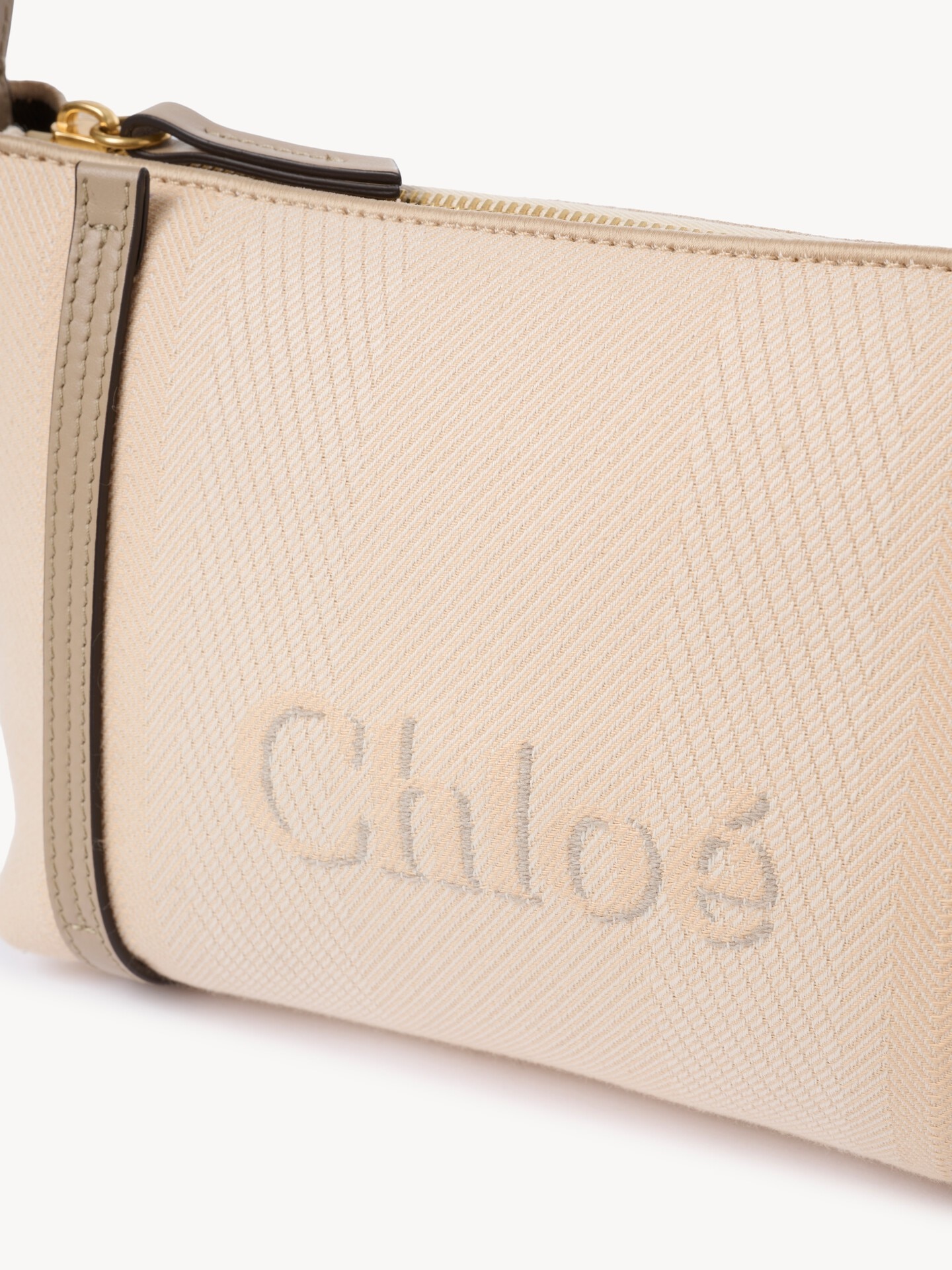 Bolso de hombro Chlo&eacute; Carry de lona - 11