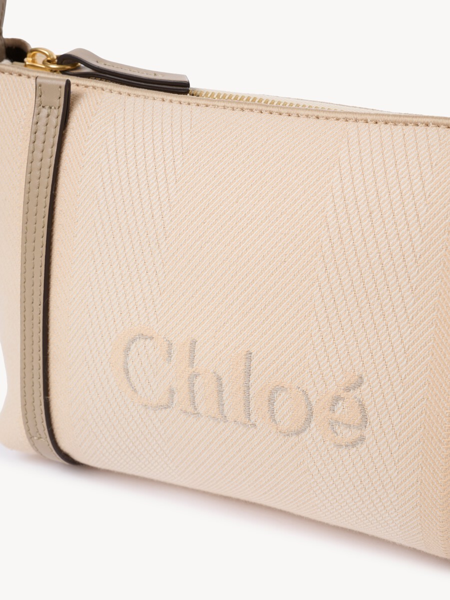 Chlo&eacute; Carry shoulder bag in canvas - 11