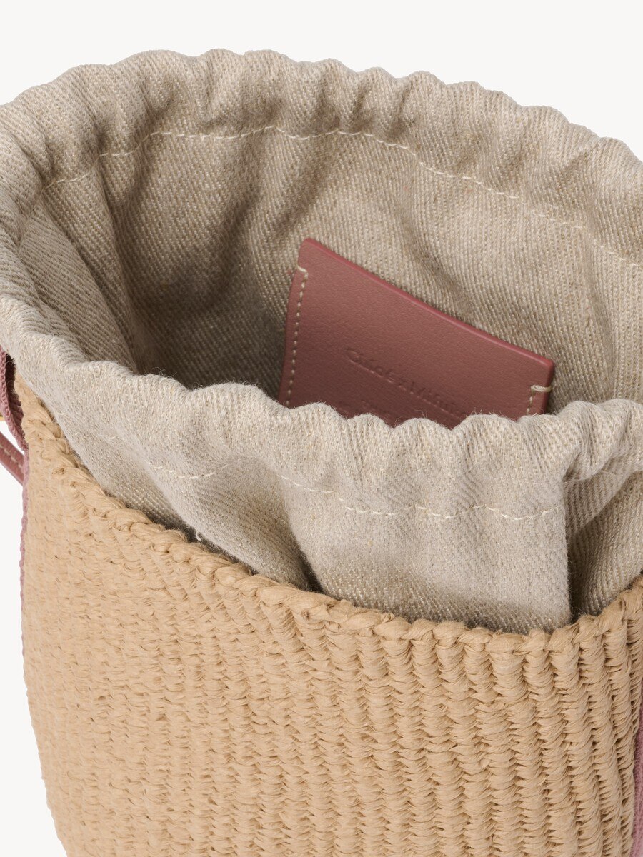 Small Woody basket in natural fibers - 6