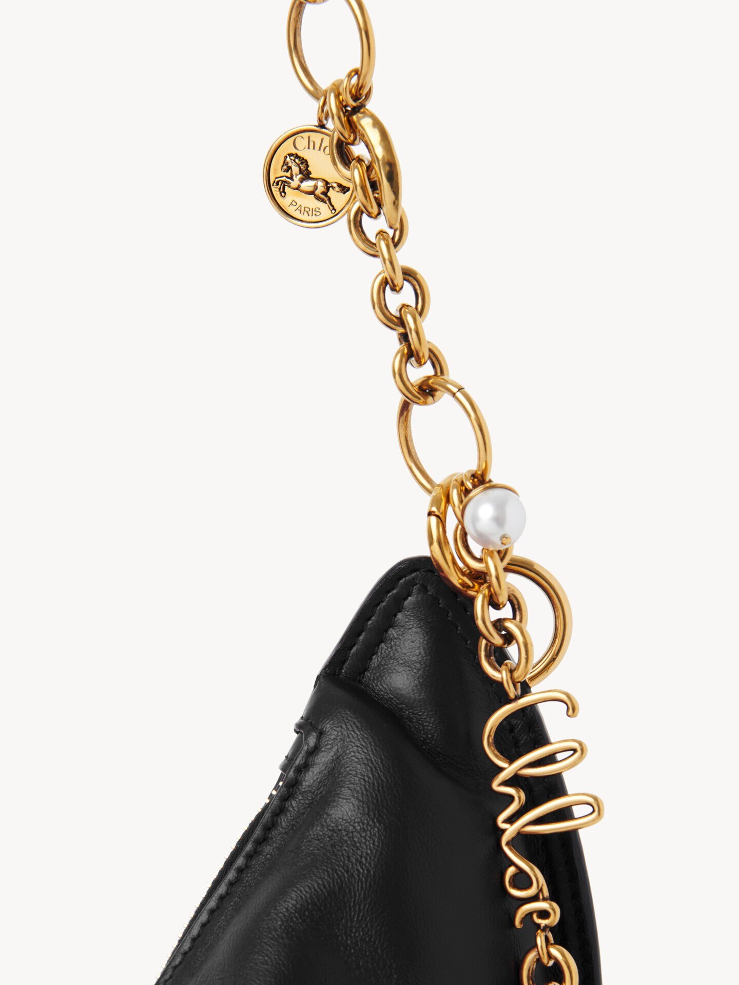 Bolso de hombro Chlo&eacute; Icons de cuero suave - 7