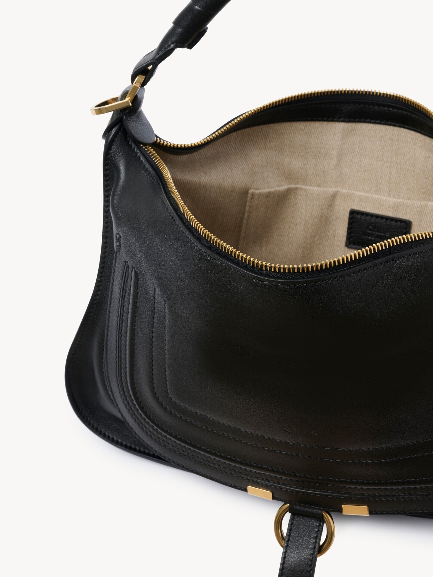 Bolso de hombro Marcie peque&ntilde;o de cuero suave - 7