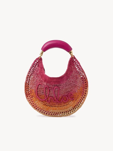 Bolso hobo Summer Banana de rafia