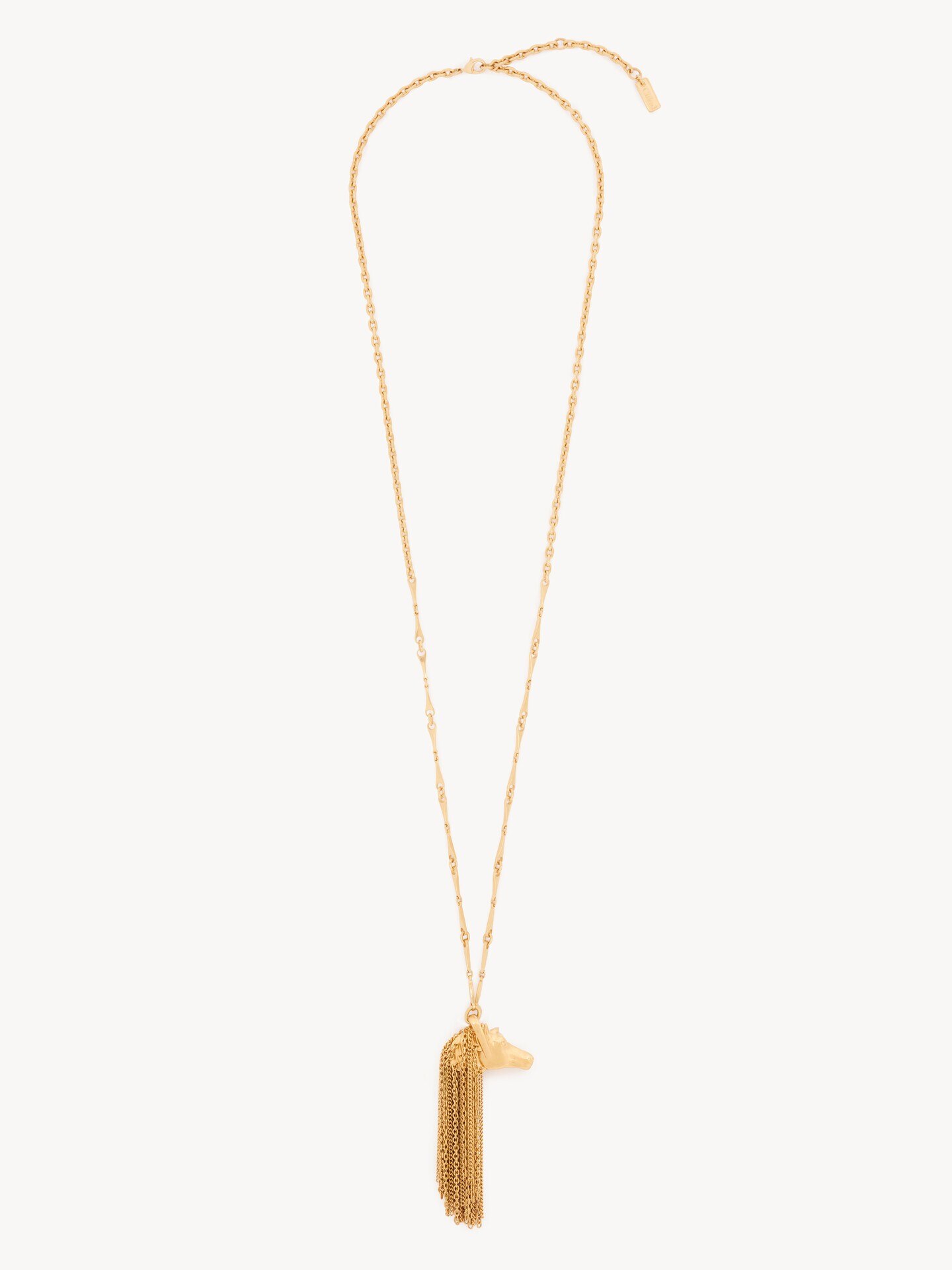 The Chlo&eacute; Chain Horse pendant necklace - 2