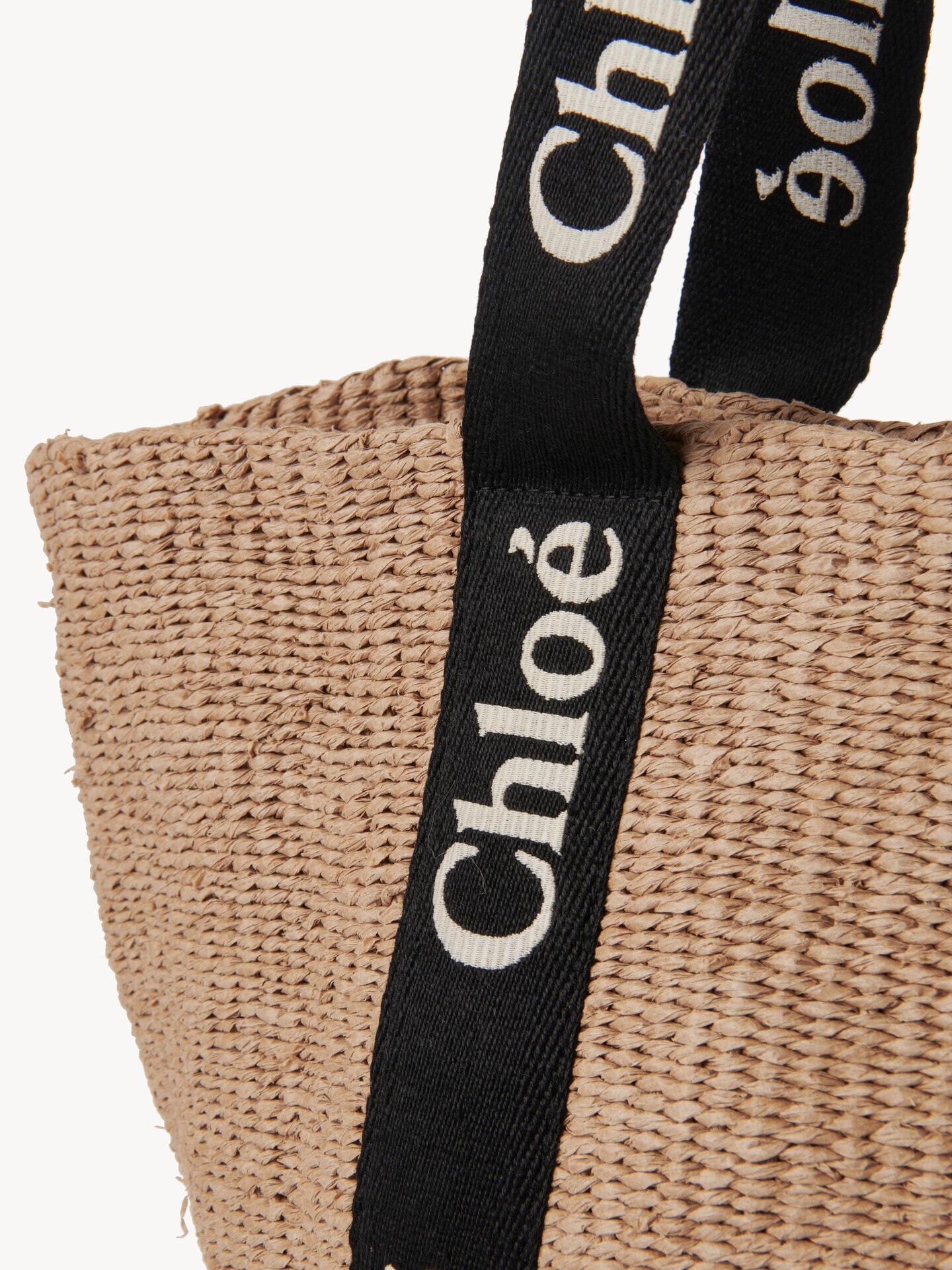 Large Woody basket in natural fibers - 7