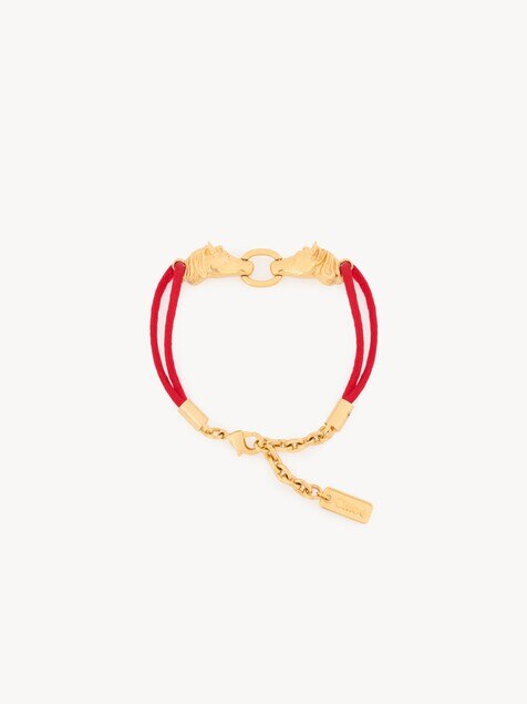 The Chlo&eacute; Chain Horse bracelet