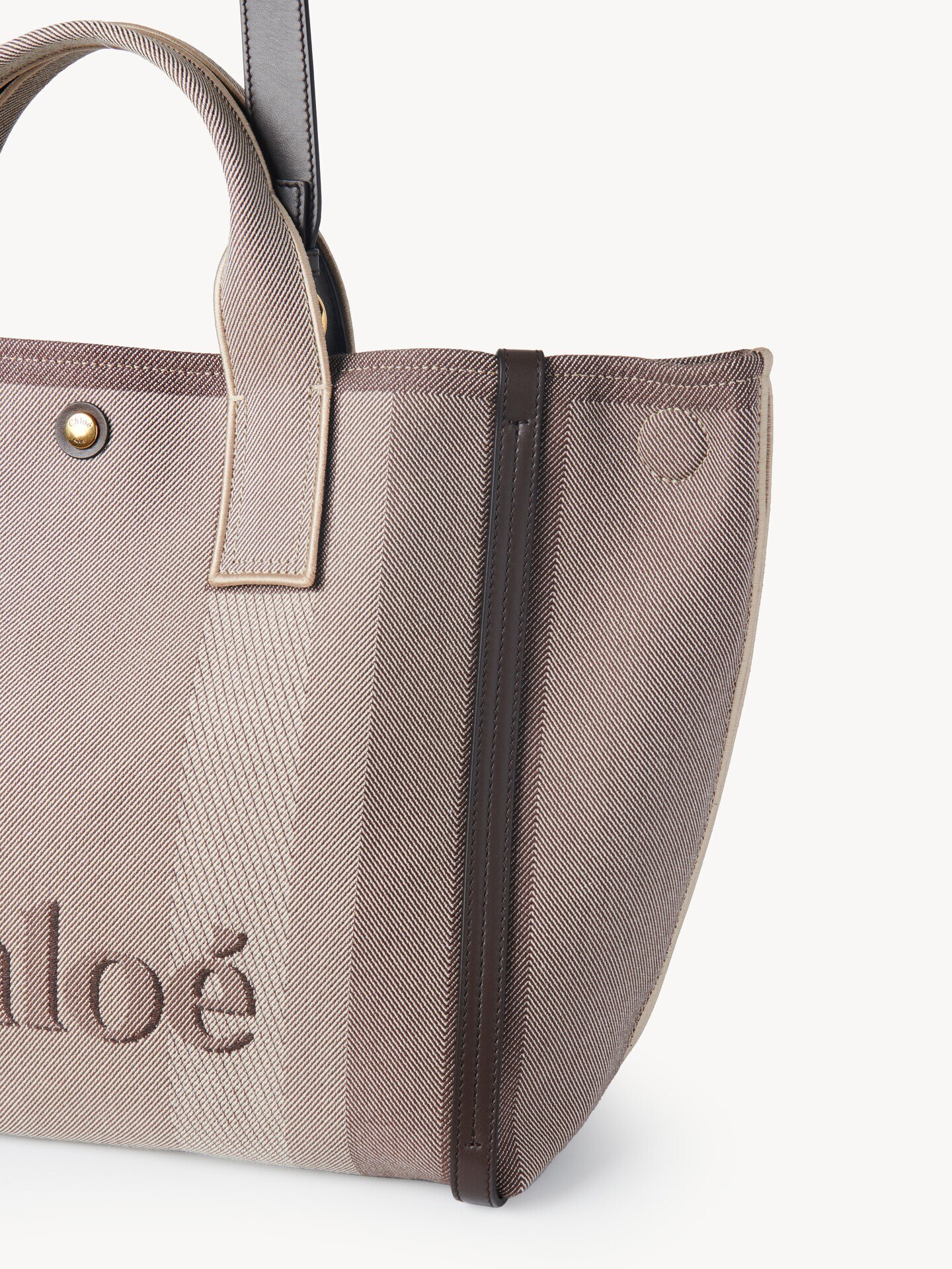 Chlo&eacute; Carry tote bag in canvas - 6