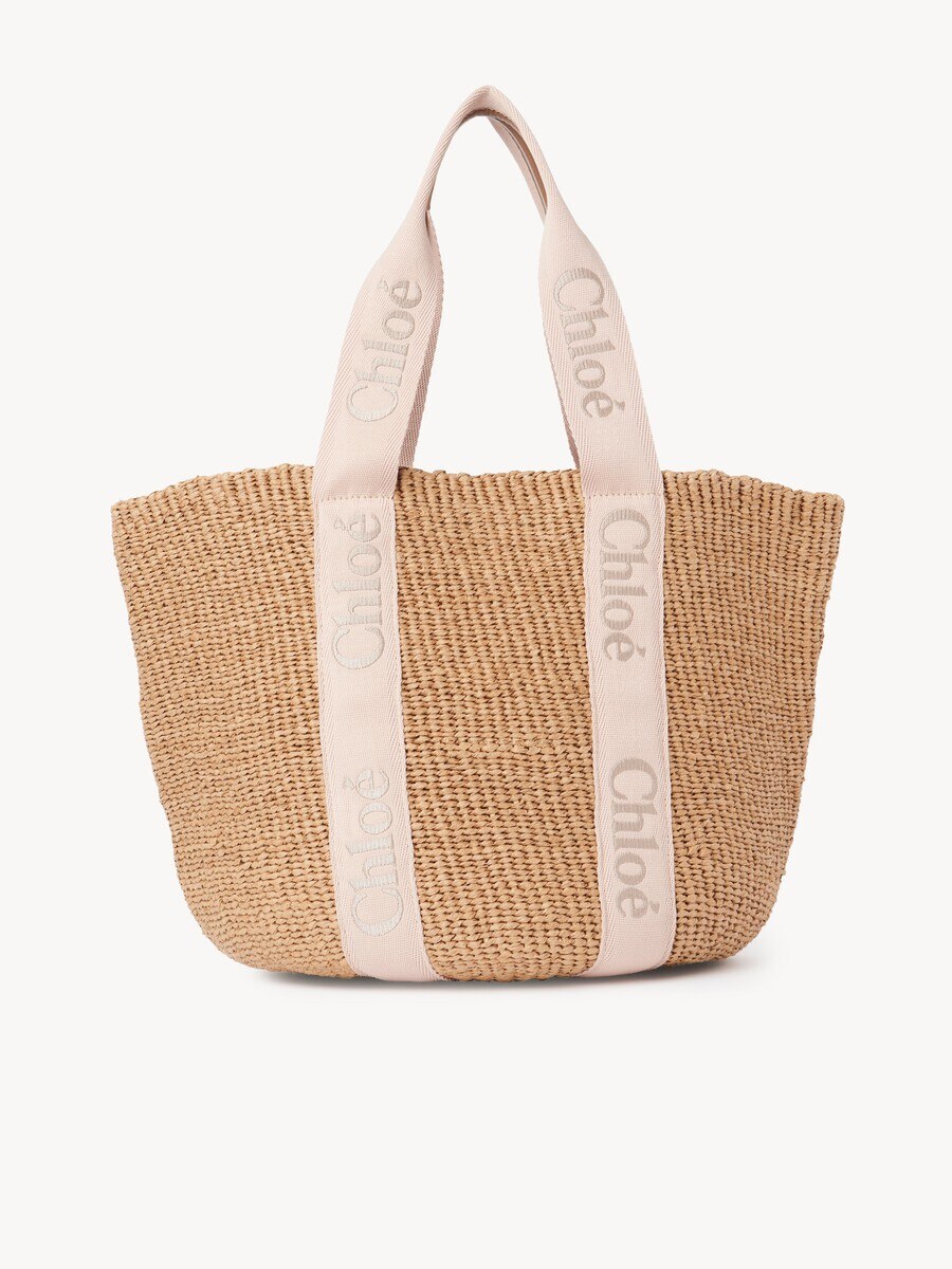 Large Woody basket in natural fibers - 7