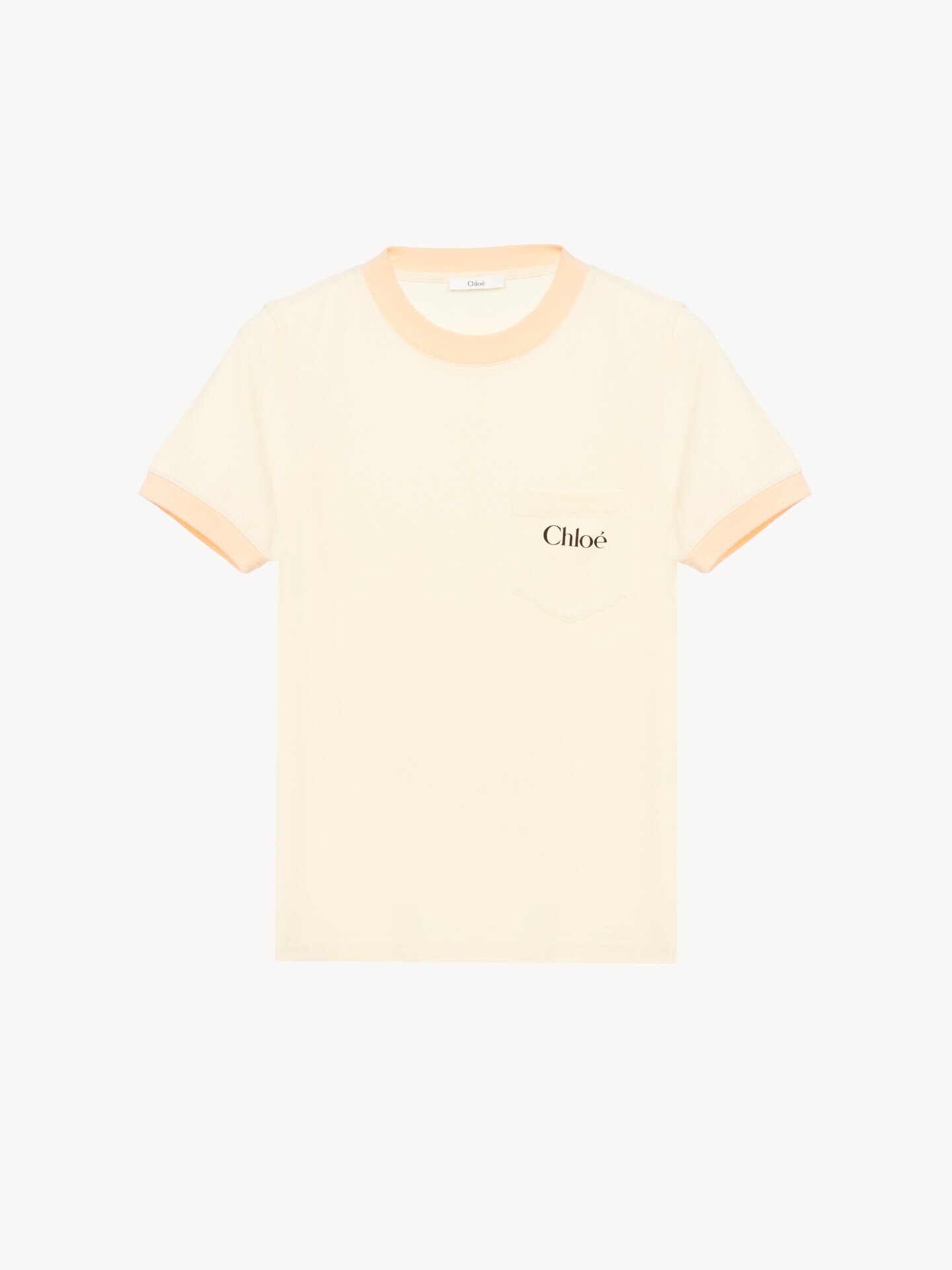 Crew-neck logo T-shirt in cotton jersey - 1