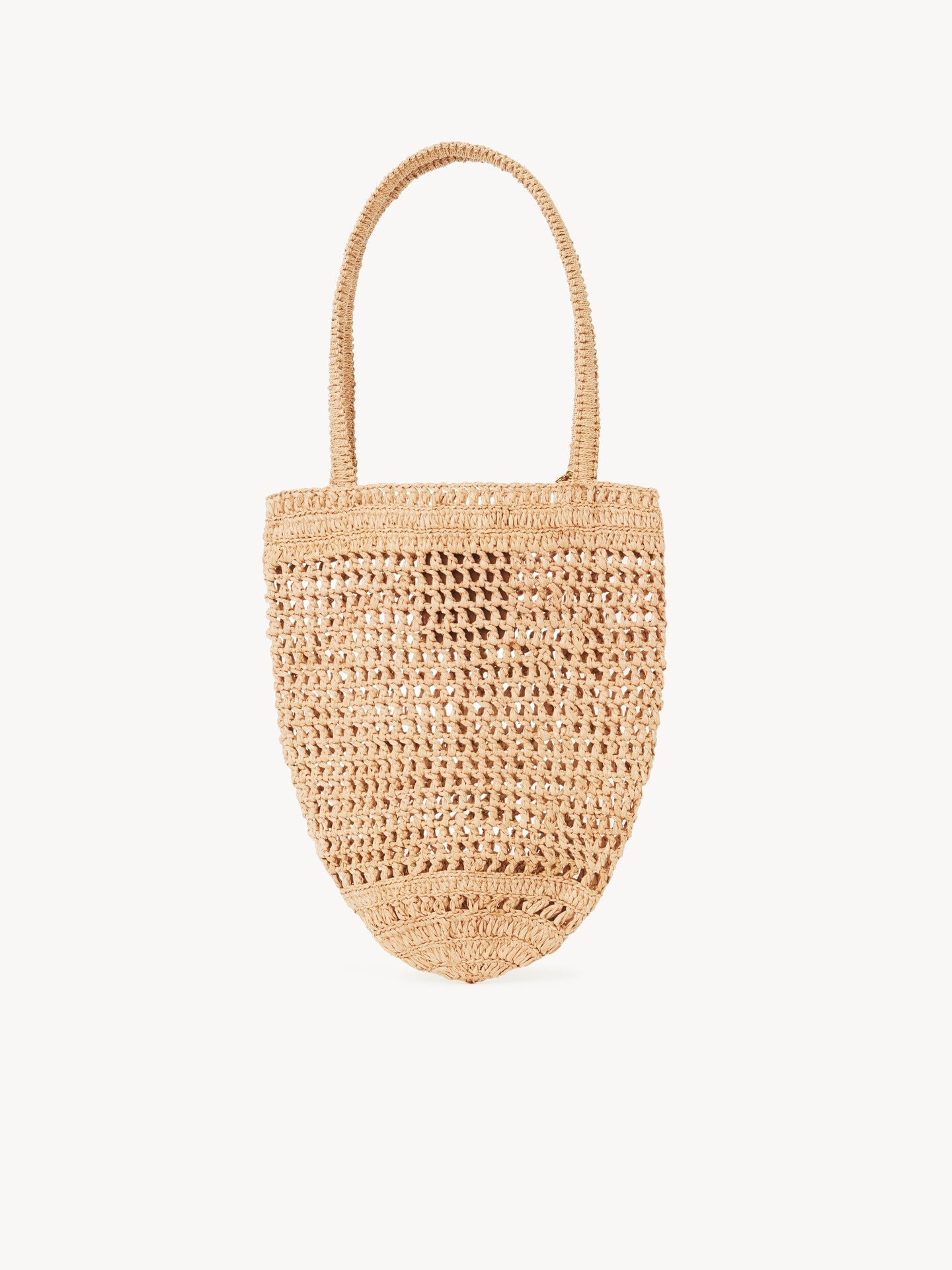 Bolso tote peque&ntilde;o Summer Banana de rafia - 4