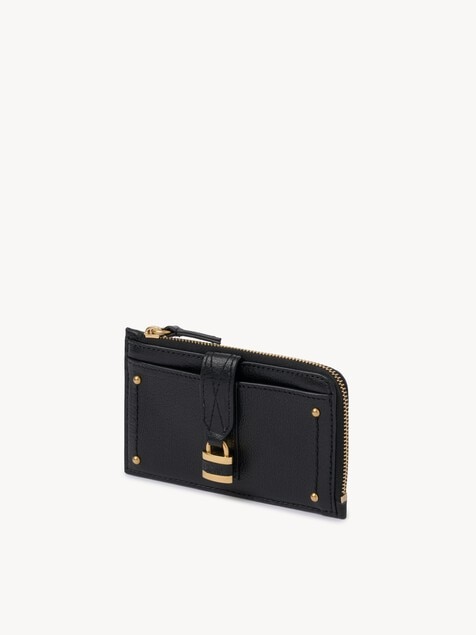 Small Paddington purse with card slots in grained leather