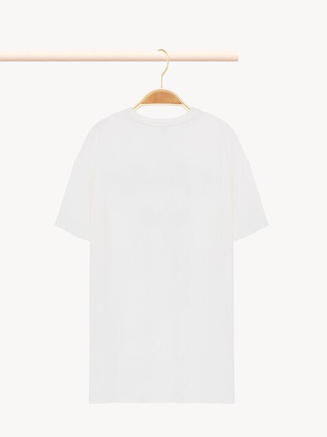 Vestido de manga corta con logotipo infantil