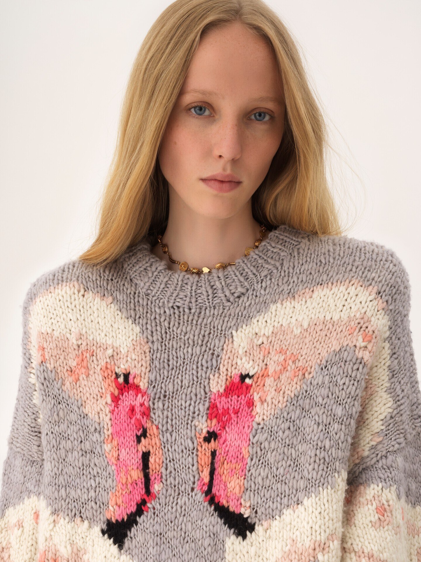 Oversized logo jumper in a wool knit - 5