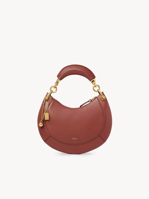 Small Chlo&eacute; Banana zipped hobo in soft leather
