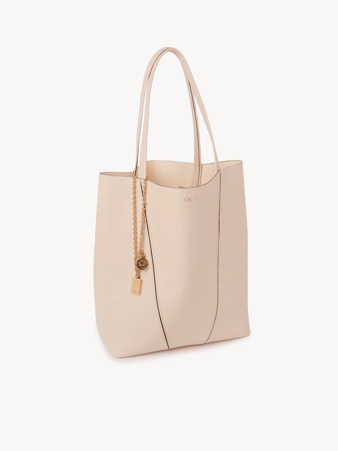 Chloé Spin tote bag in grained leather - 4