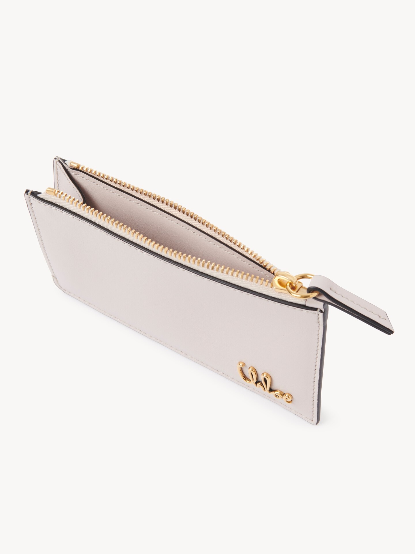 Small Chloé Iconic purse with card slots in grained leather - 5