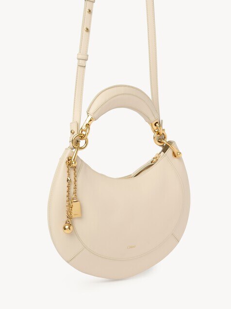 Small Chlo&eacute; Banana zipped hobo in soft leather