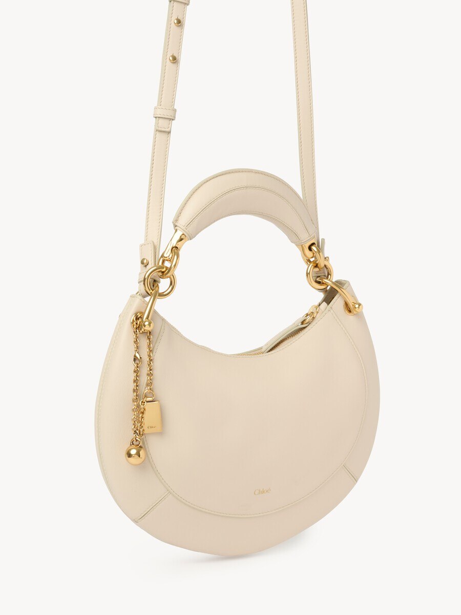 Small Chlo&eacute; Banana zipped hobo in soft leather - 3