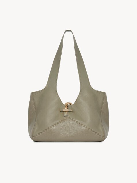 Bolso tote Chlo&eacute; Balloon East-West de cuero granulado