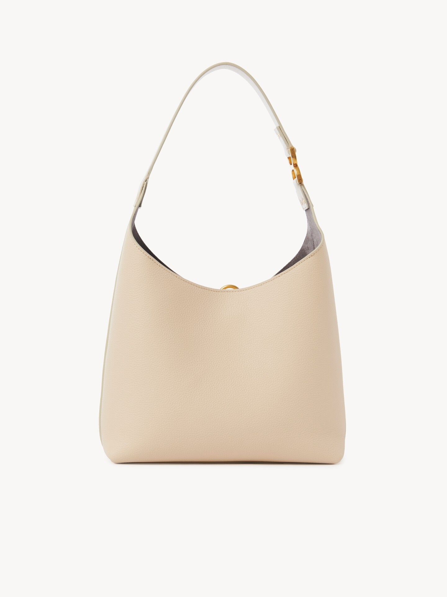 Small Marcie hobo bag in grained leather - 5