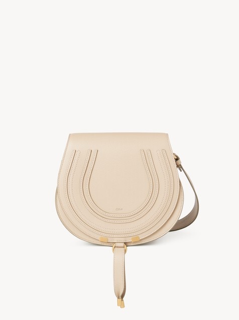 Bolso saddle Marcie de cuero granulado