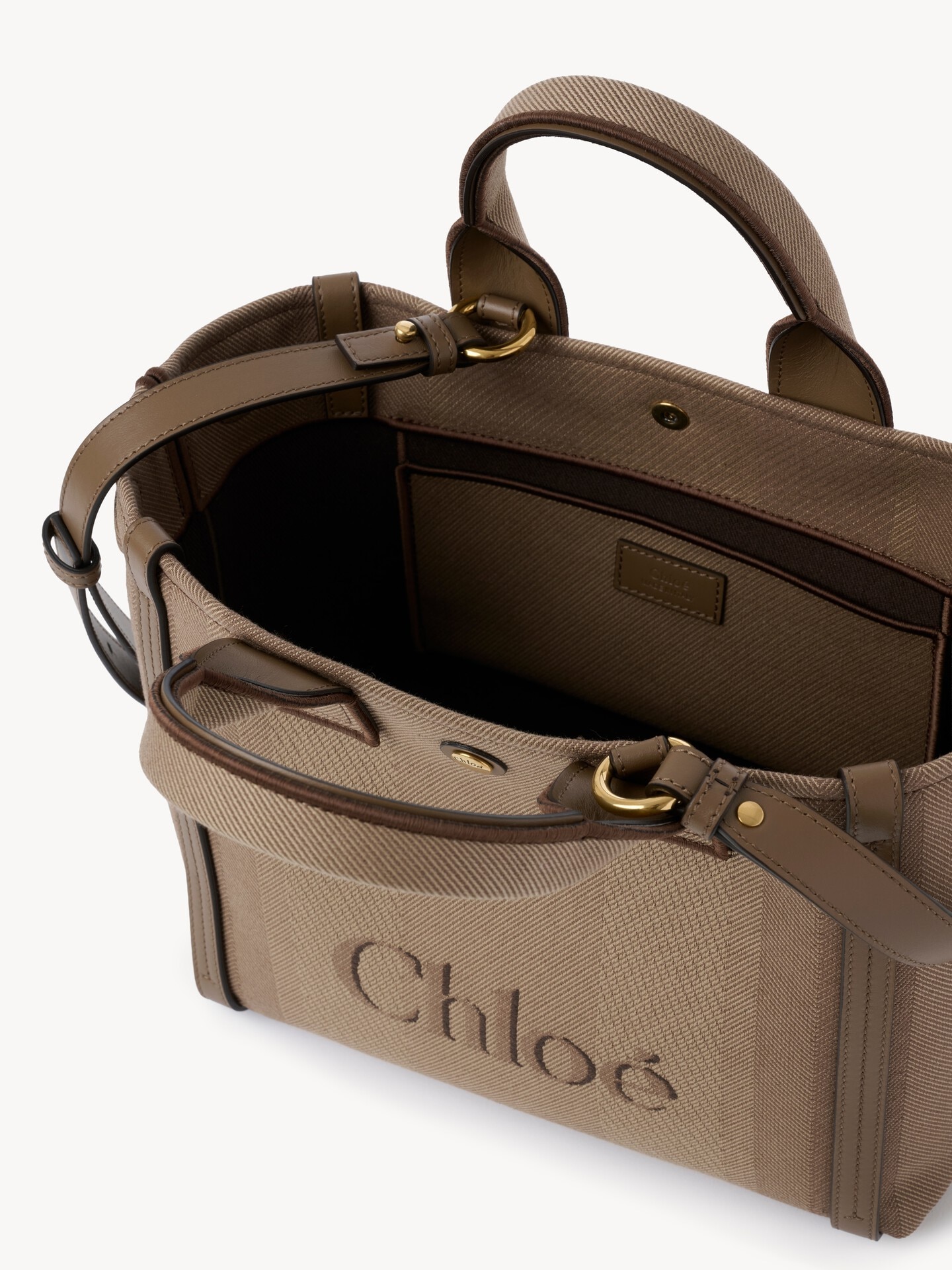 Small Chloé Carry tote bag in canvas - 6