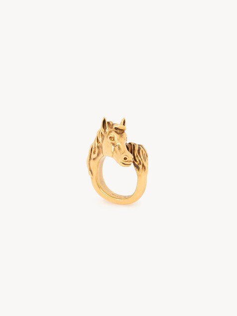 The Chlo&eacute; Chain Horse Toi et Moi ring