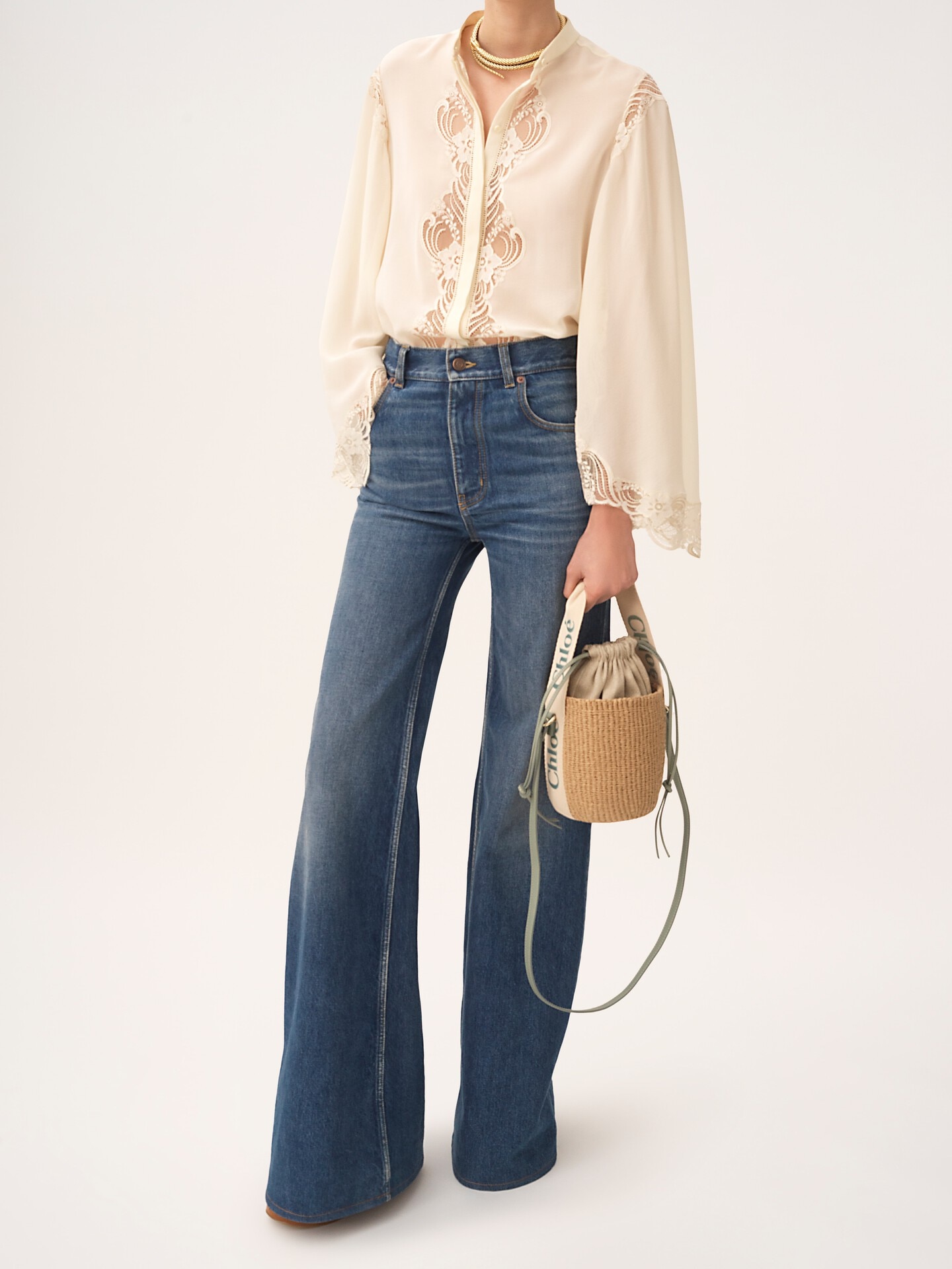 Small Woody basket in natural fibres - 8