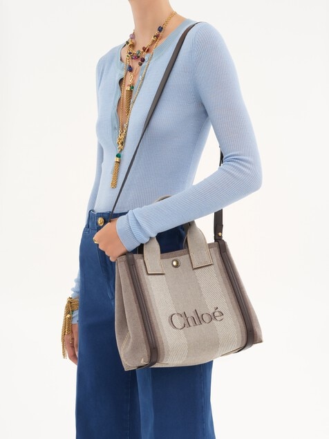 Bolso tote Chlo&eacute; Carry peque&ntilde;o de lona