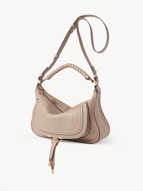 Small Marcie shoulder bag in soft leather