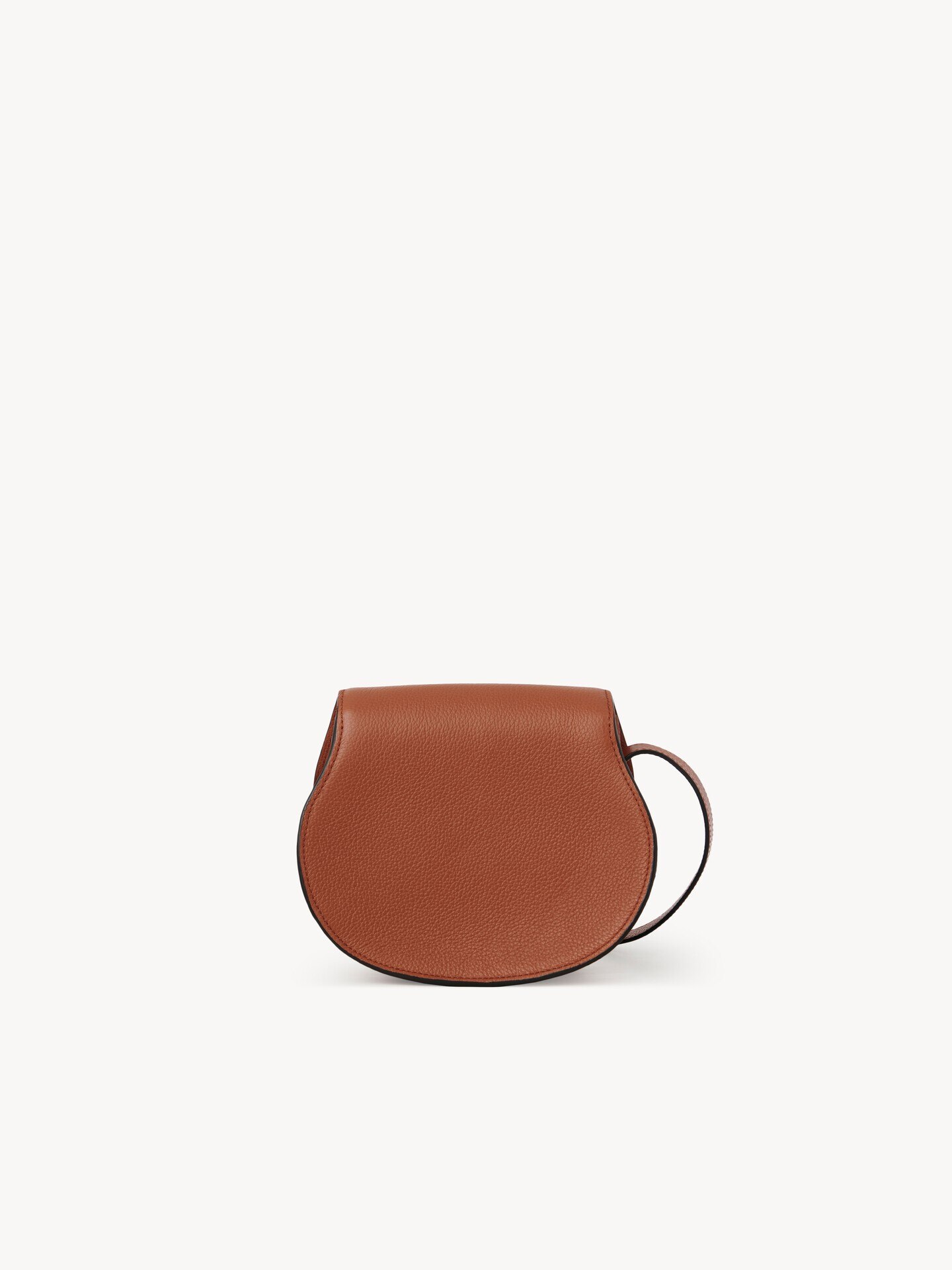 Small Marcie saddle bag in grained leather - 5