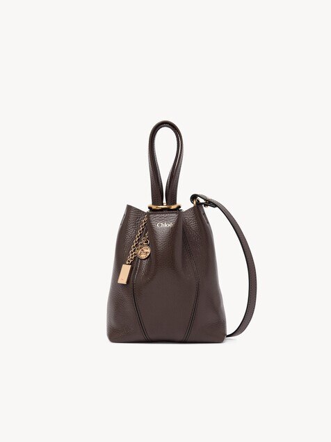 Small Chloé Spin tote bag in grained leather