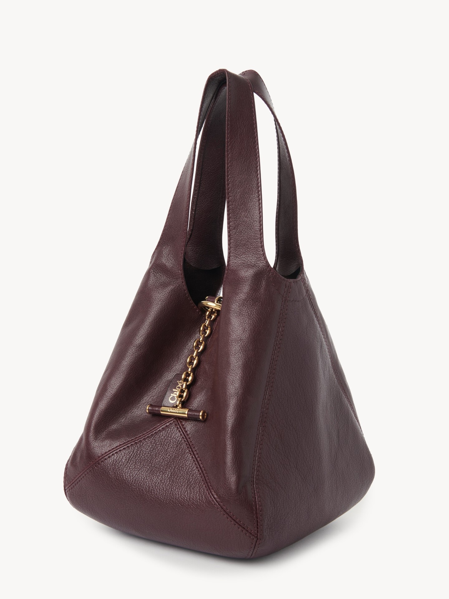 Small Chloé Balloon bag in grained leather - 4