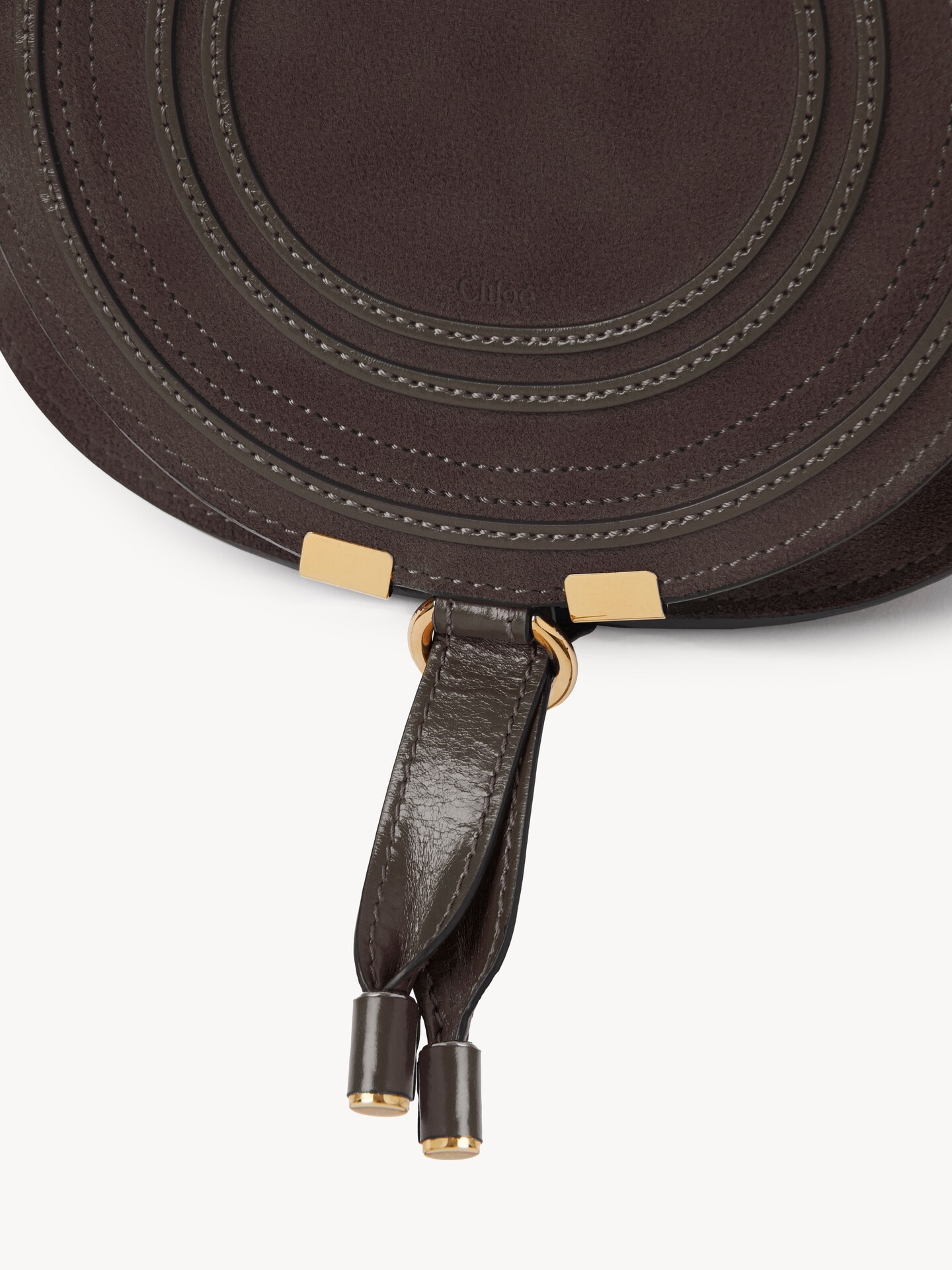 Bolso saddle peque&ntilde;o Marcie de ante - 6