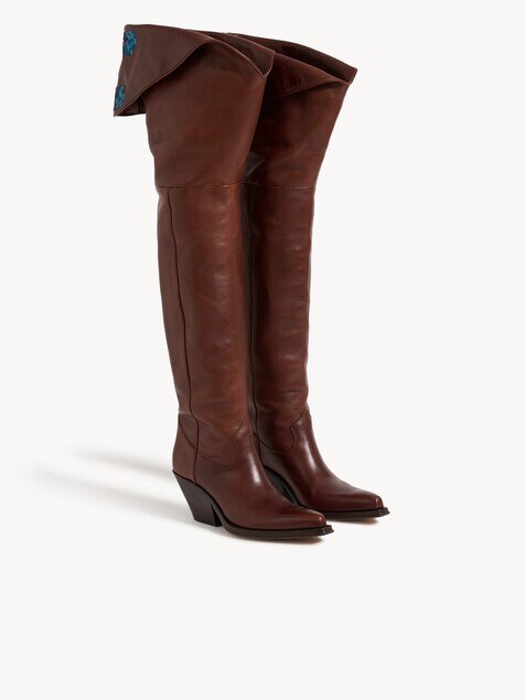 Azelan thigh high boot