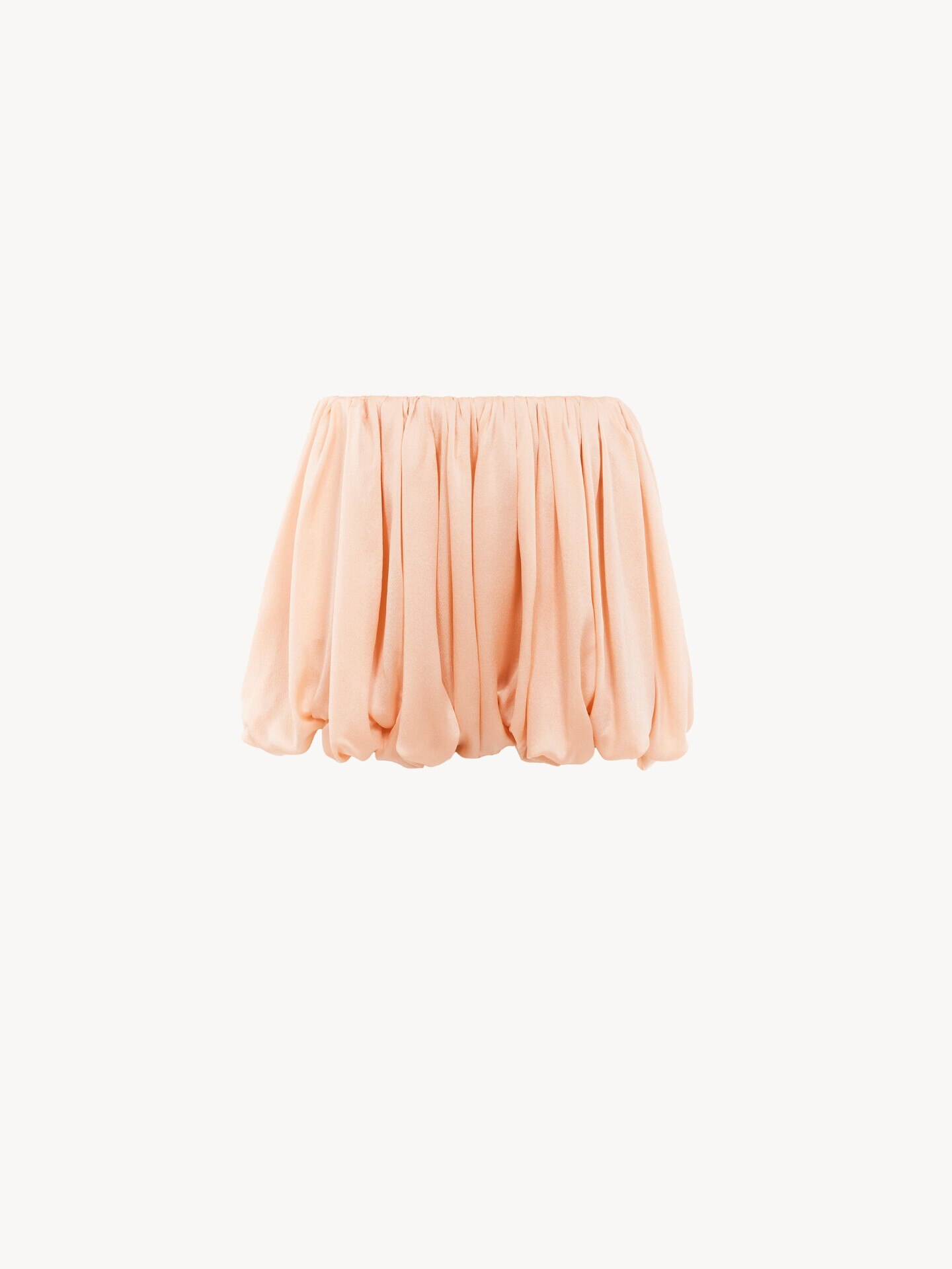 Mini bloomer shorts in silk charmeuse - 1