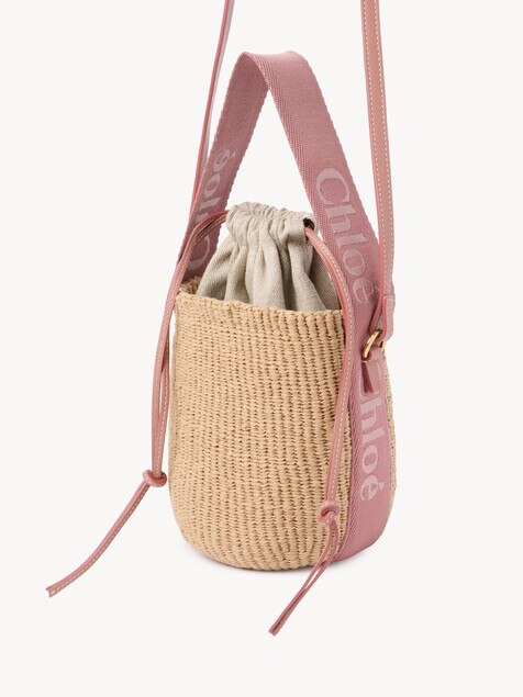 Small Woody basket in natural fibers