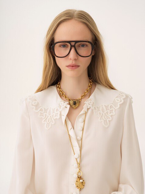Chlo&eacute; aviator eyeglasses