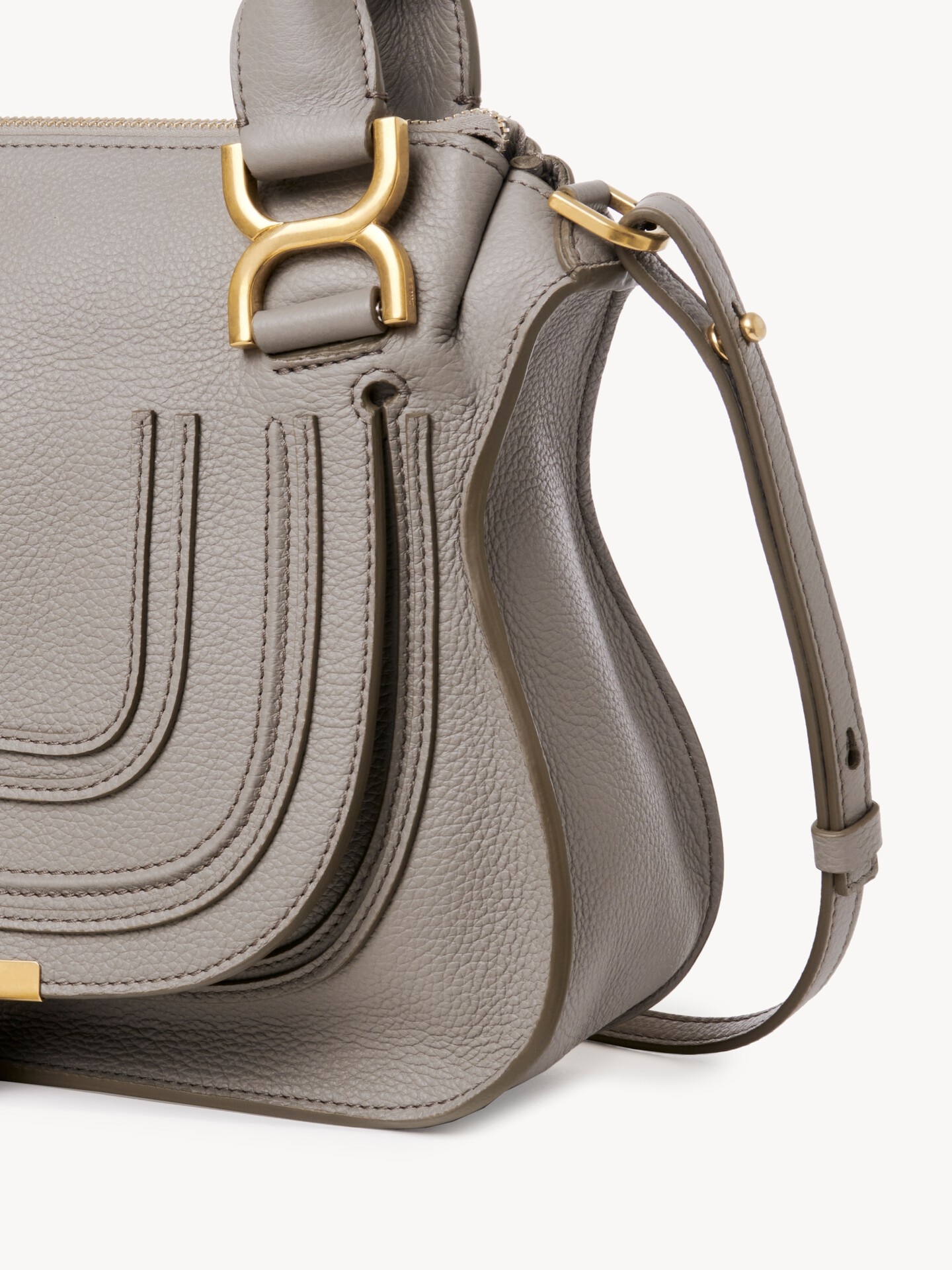 Small Marcie bag in grained leather - 6