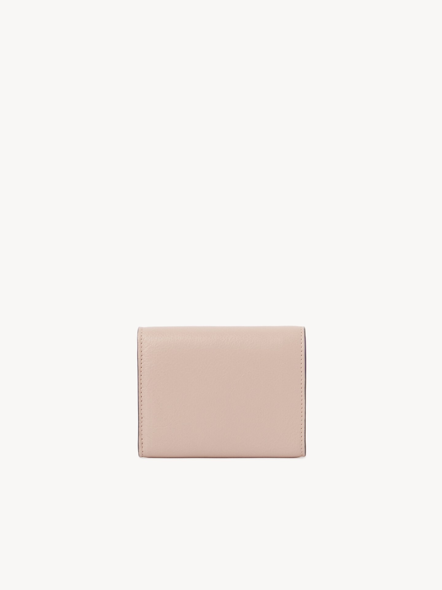 Small Chloé Iconic tri-fold wallet with coin pocket in grained leather - 4