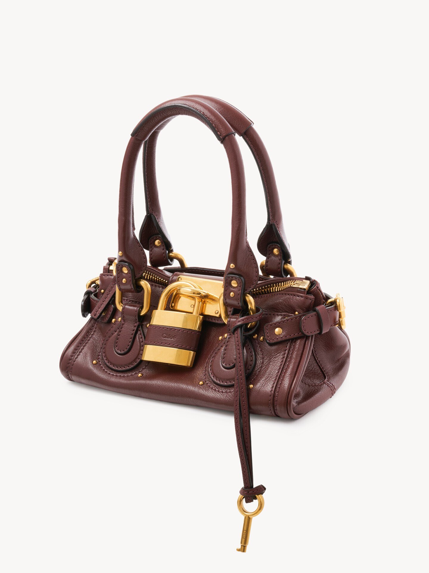 Small Paddington bag in grained leather - 6