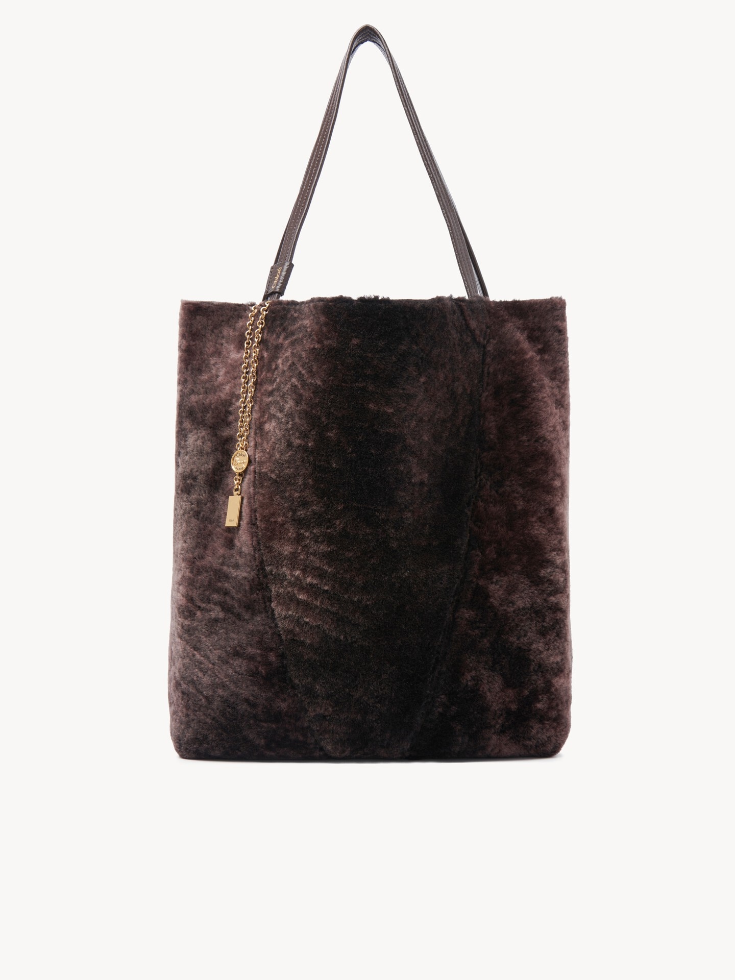 Bolso tote Chlo&eacute; Spin grande de cuero de borrego - 1