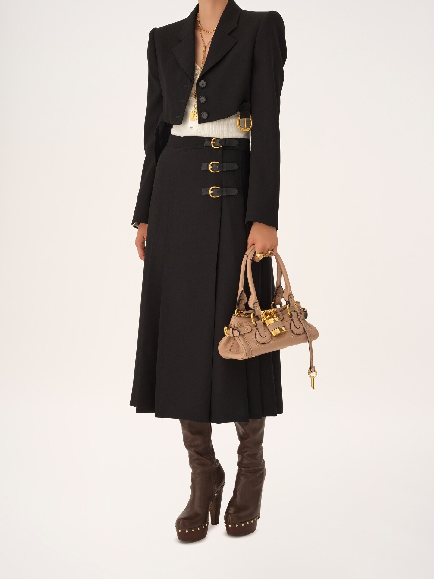 Bolso peque&ntilde;o Paddington de cuero granulado - 10