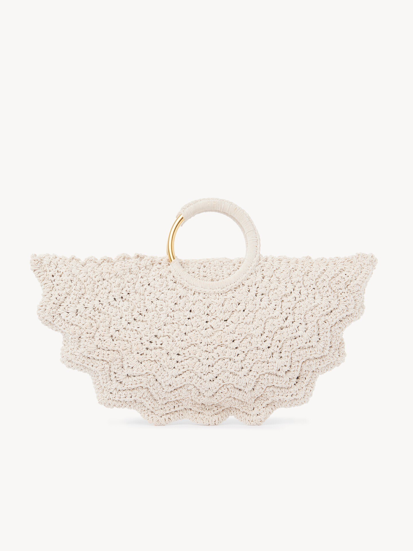 Small Bracelet Paravent tote bag in crochet - 5